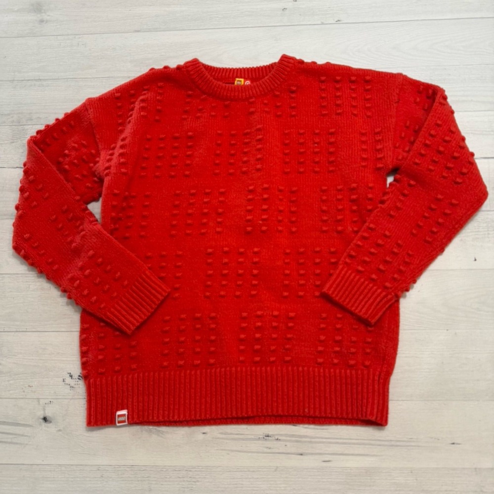 Lego x Target red textured sweater youth large